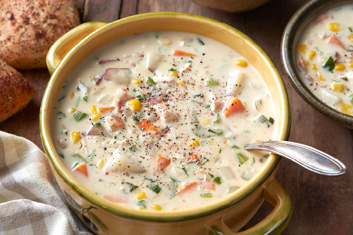 Go ahead and roast the big turkey, just so you’ll have leftovers to make this delicious soup.